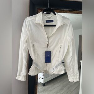 TRUSSARDI Women's White WindbreakerJacket